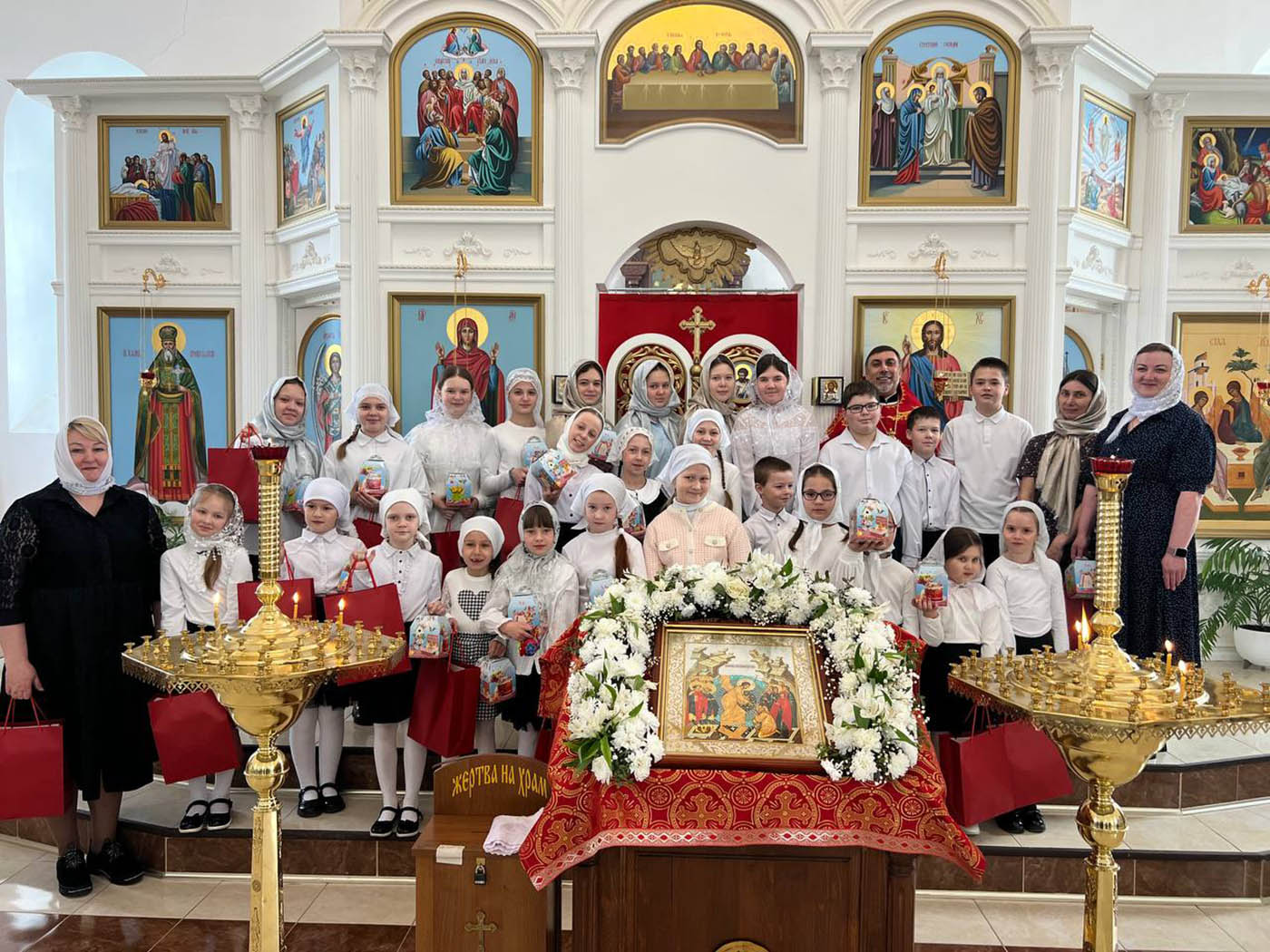 Пасхальный утренник воспитанников Воскресной школы