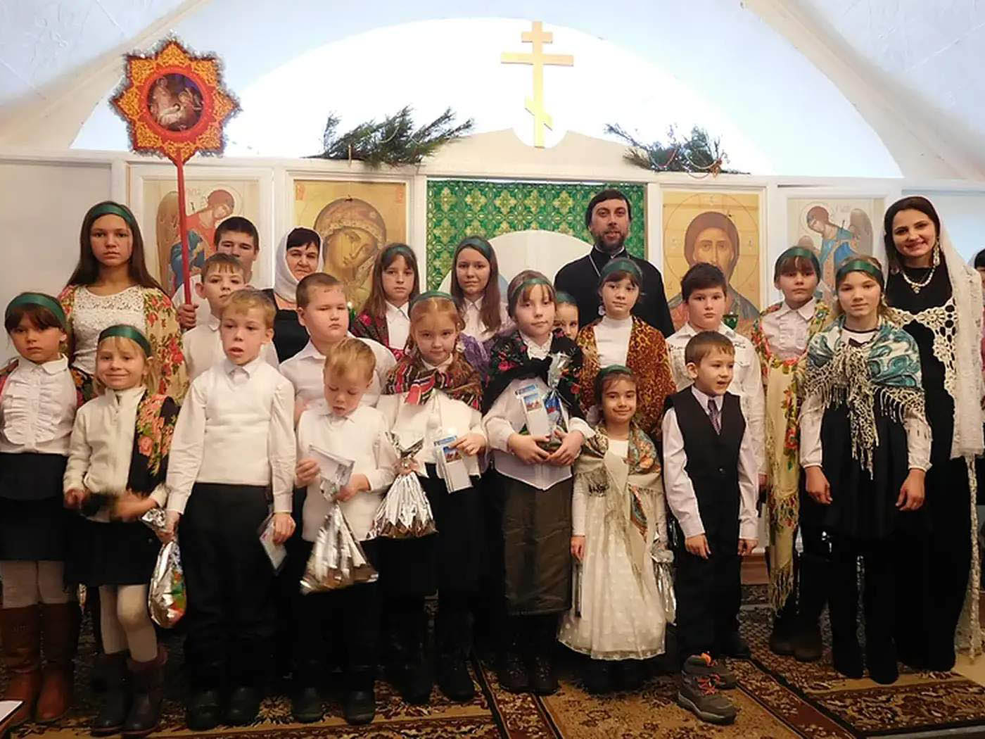 Настоятель священник Сергий Иванов совершил праздничную Божественную Литургию